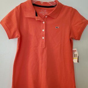 Vineyard Vines SS Shoreline Polo Girls Size M (10-12)